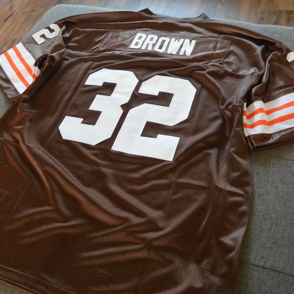 Brand NEW Jim Brown #32 Cleveland Browns Jersey Size Men's XL - Picture 10 of 10